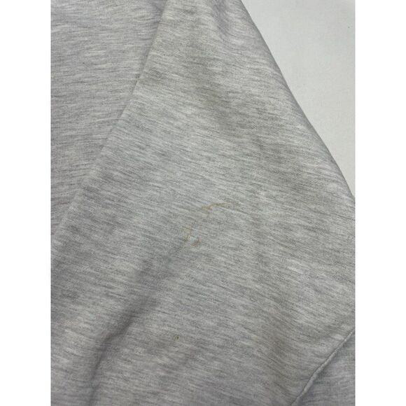 VINTAGE J Crew Blank Crewneck Sweatshirt Men Medium Gray USA 90s - Picture 6 of 11